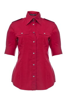 Одежда женская Рубашка DOLCE & GABBANA (SRF5073TFUEAQ/0018). Купить за 11800 руб.