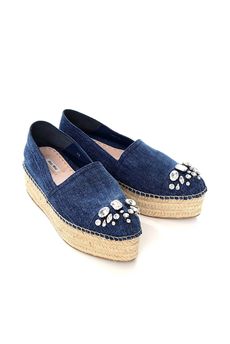 Обувь женская Мокасины MIU MIU (5S97883F63/15.2). Купить за 21250 руб.