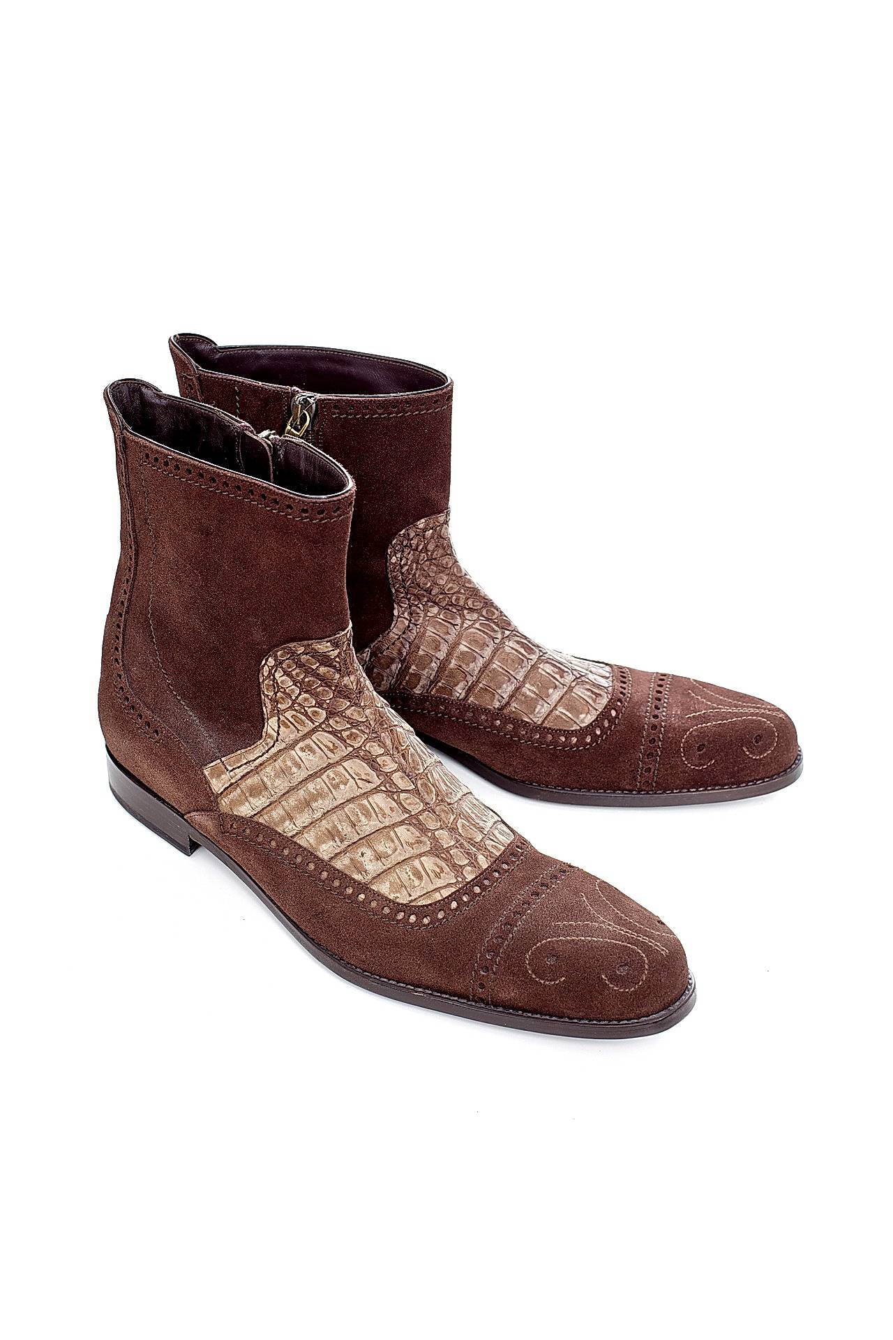 Обувь мужская Сапоги DOLCE & GABBANA (CA1051A2309/11.1). Купить за 29000 руб.