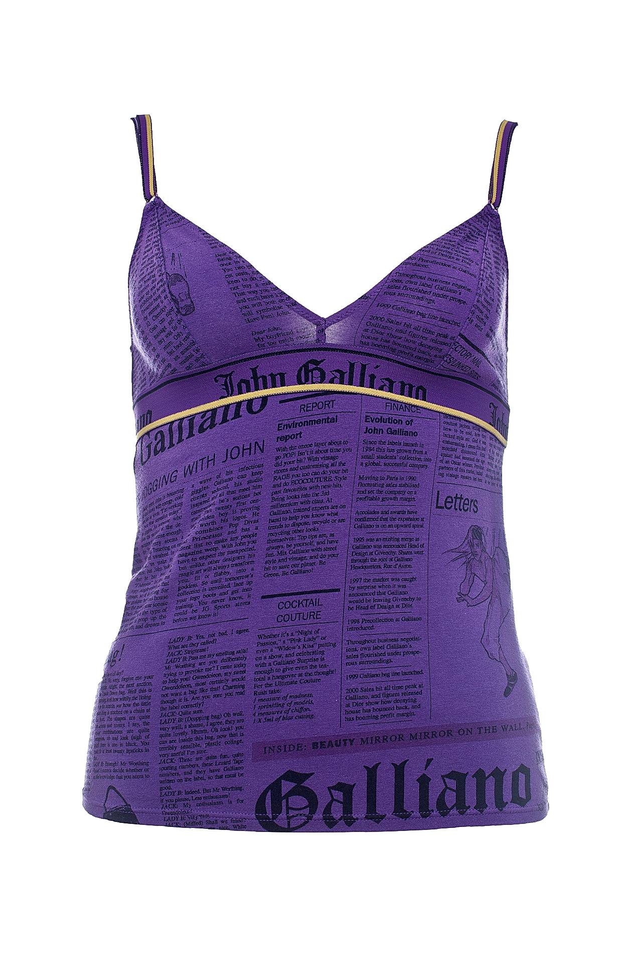 Одежда женская Топ JOHN GALLIANO (314G/18). Купить за 4450 руб.