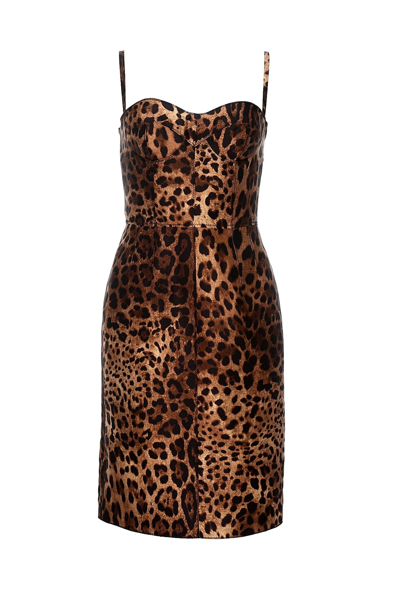Красное леопардовое платье Dolce Gabbana