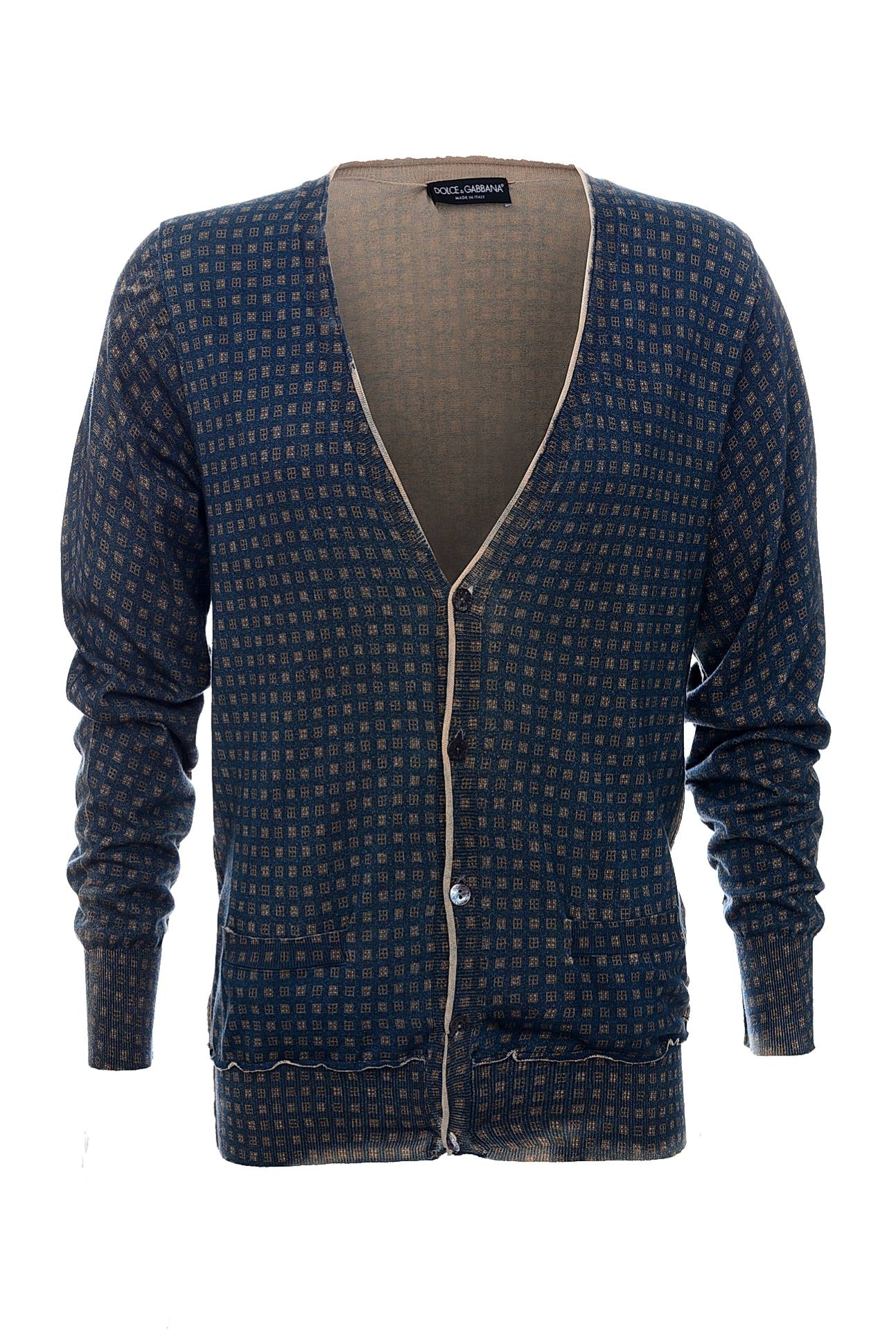 Одежда мужская Кардиган DOLCE & GABBANA (GDC80KF28AE/1400). Купить за 24750 руб.