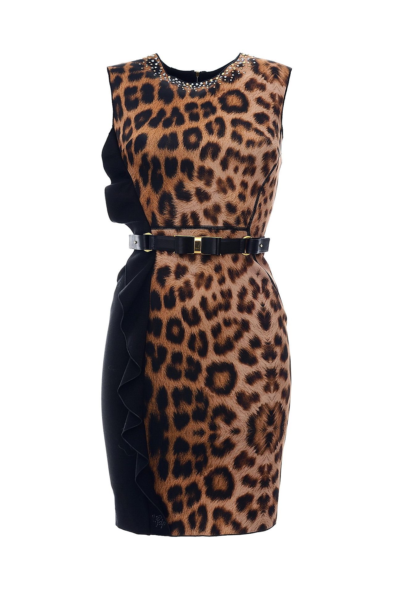 Платье Mango Suit леопард