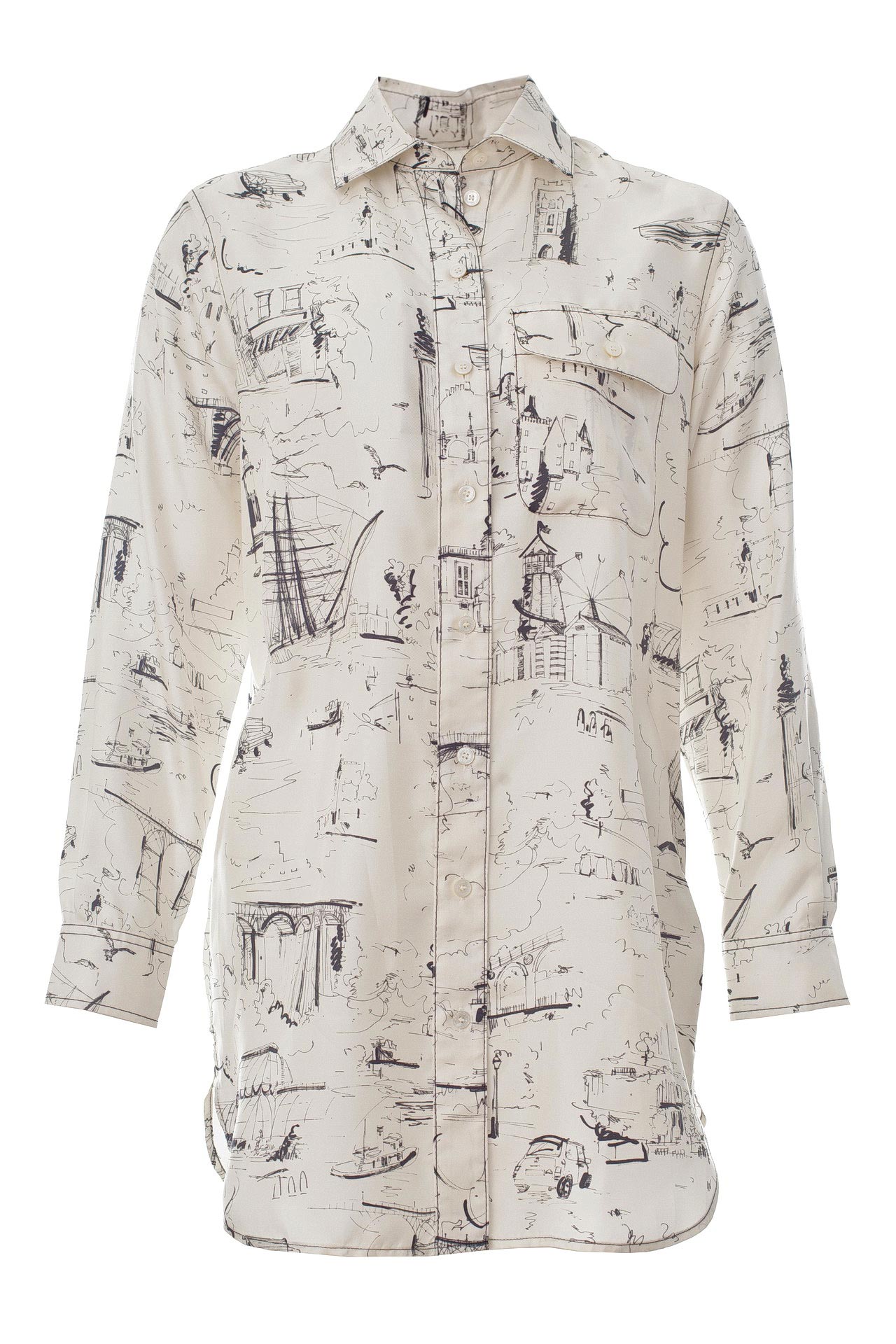 Одежда женская Рубашка BURBERRY (40726801003/18.1 ). Купить за 24900 руб.